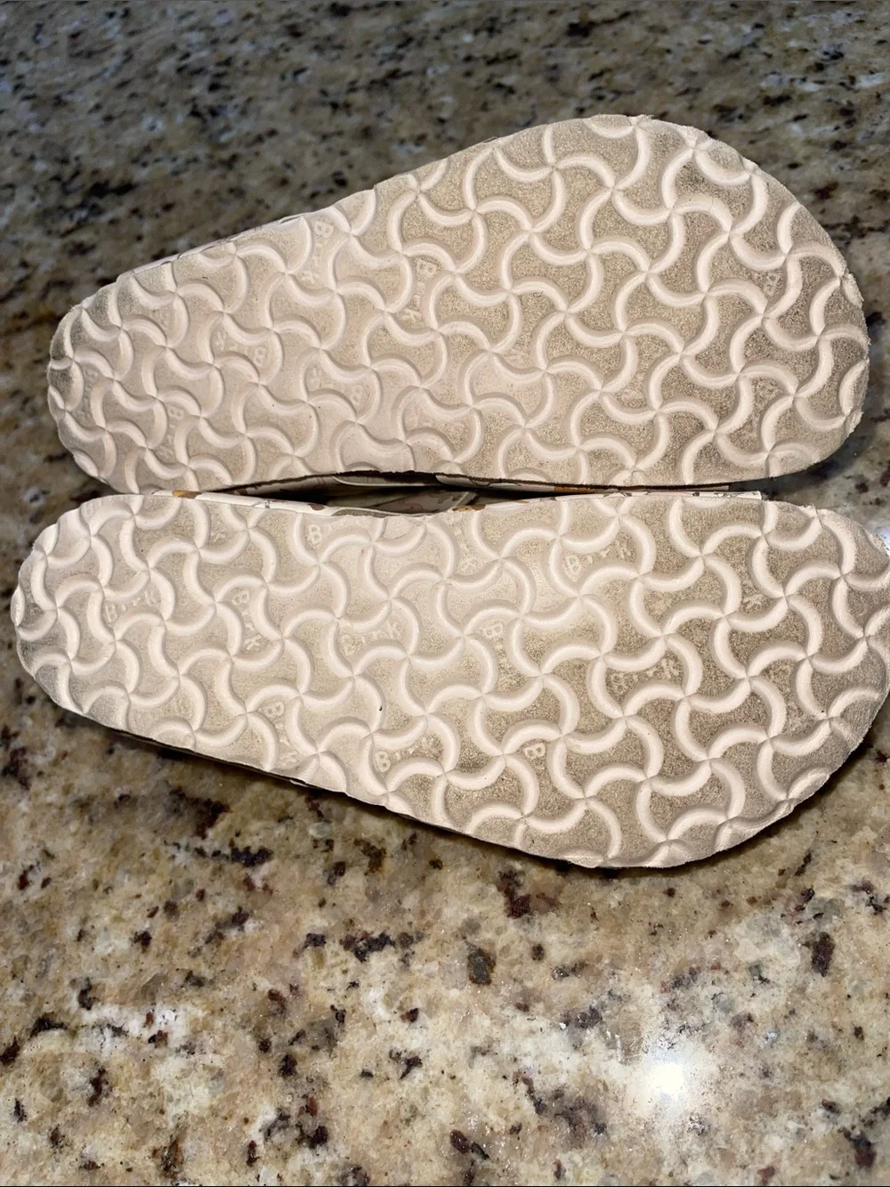 Birkenstock Kids Beige Dinosaur Print Adjustable Sandals